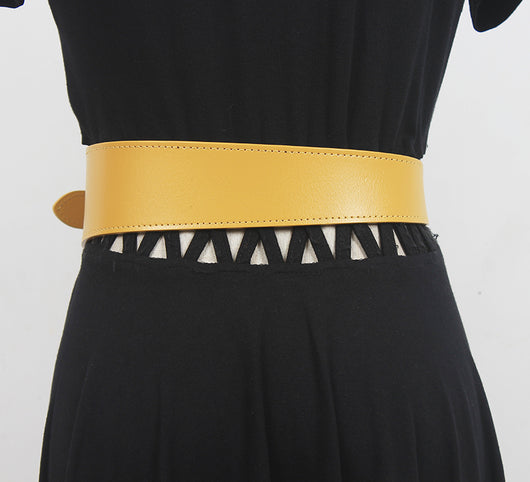 Faja Retrô de Cuero Marrón para Mujer - Diseño Clásico - Image 14