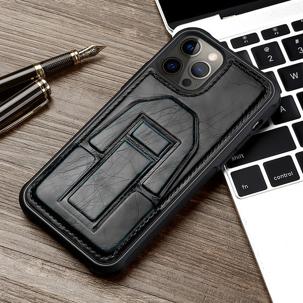 Funda para Celular con Patrón Crazy Horse