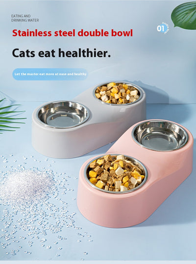 Comedero Separado para Gatos en Acero Inoxidable - Image 10