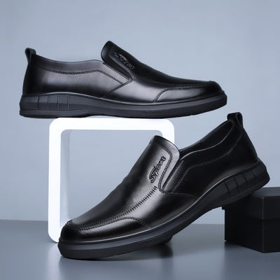 Zapatos Casuales de Cuero para Hombre con Suela Blanda Antideslizante - Image 4