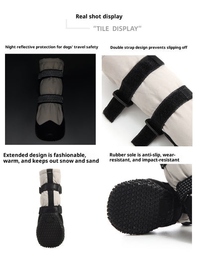 Botas Térmicas para Perros con Forro de Terciopelo Grueso - Image 9