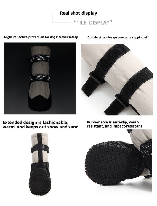 Botas Térmicas para Perros con Forro de Terciopelo Grueso - Image 9