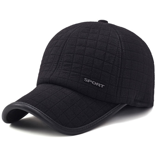 Gorra de Béisbol Térmica con Protección para Oídos - Invierno