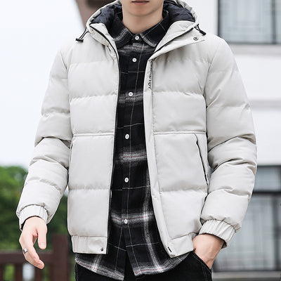 Abrigo Acolchado de Algodón para Hombre Talla Grande con Cuello Tipo Tigre - Image 3