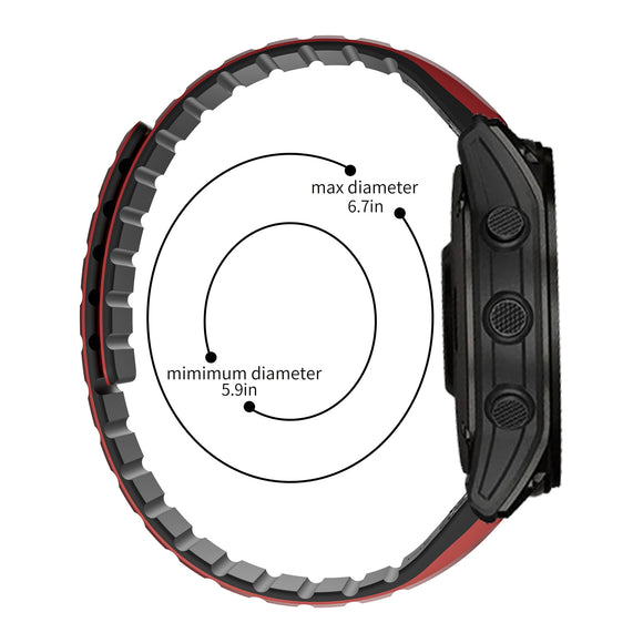Correa Magnética de Silicona para Reloj Inteligente