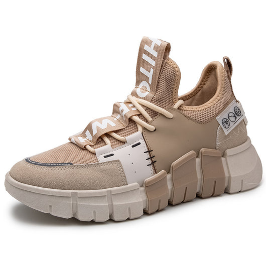 Tenis Casuales con Paneles de Cuero - Image 7