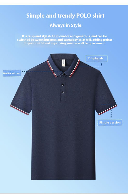 Polo de Trabajo Solapa Clásica - Comodidad de Verano - Image 25