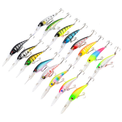 Set de 16 Señuelos Híbridos Mino DWMI020 para Pesca Profesional - Image 3
