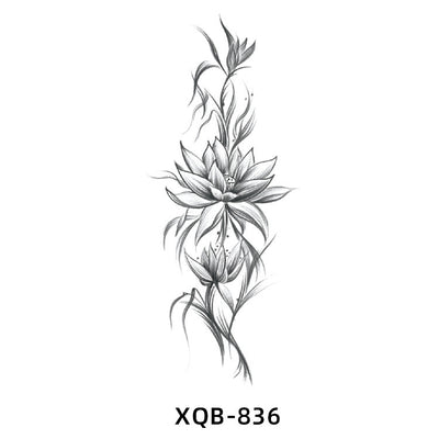 Tatuaje Temporal de Flores Resistente al Agua para Hombre y Mujer - Image 61