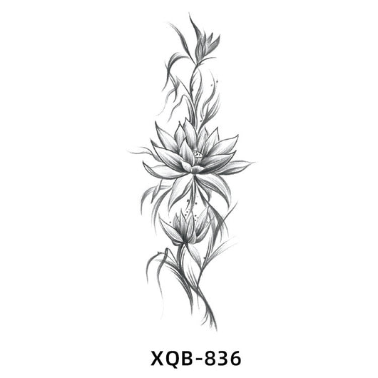 Tatuaje Temporal de Flores Resistente al Agua para Hombre y Mujer - Image 61