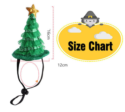 Traje Navideño para Mascotas con Sombrero y Pañoleta Triangular - Image 7