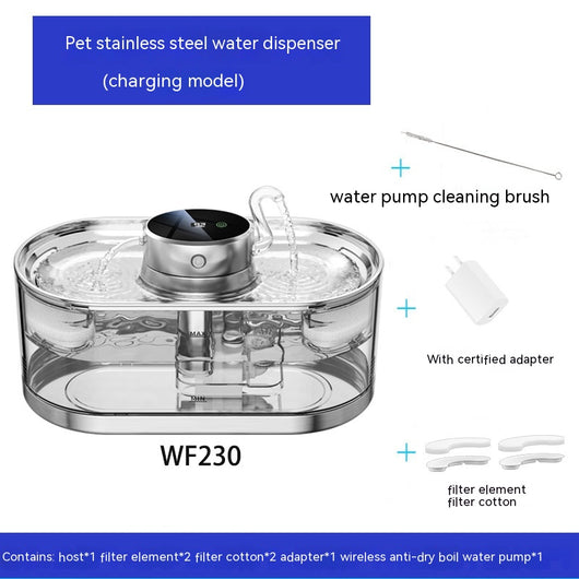 Dispensador de Agua Inteligente para Mascotas con Carga Inalámbrica - Image 6