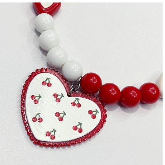 Collar para Perro con Cuentas de Corazón Rojo - Image 8