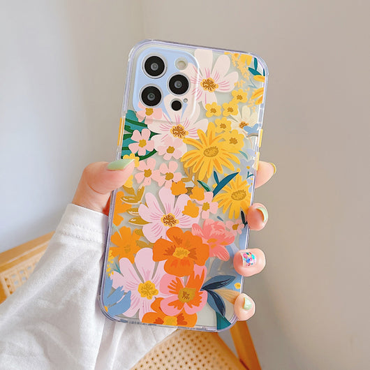 Funda Móvil Suave Flores Crisantemo Multicolor - Protección Total - Image 11