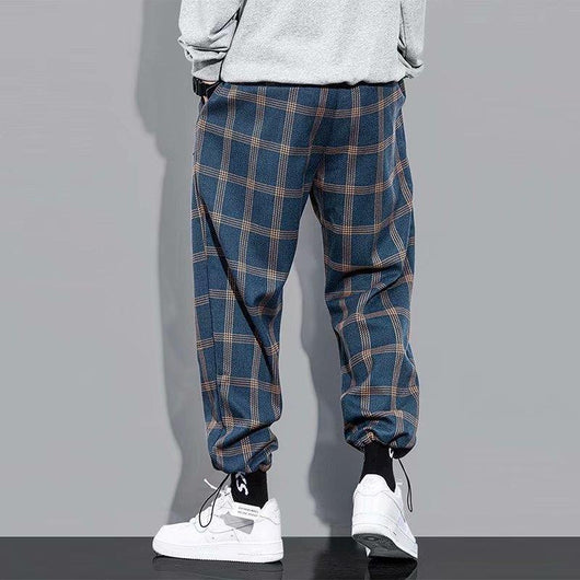 Pantalones Casuales a Rayas Hombre Marca Trendy Sueltos Hip-hop Bear - Image 5