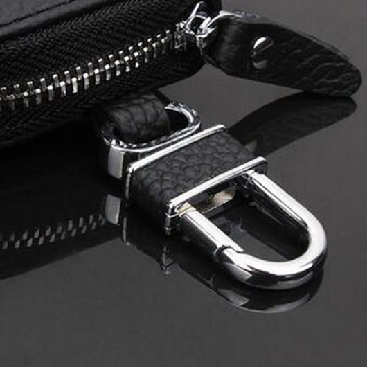 Estuche para Llaves de Cuero Litchi Premium - Image 2