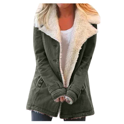 Chaqueta Acolchada de Algodón Polar para Mujer - Image 15