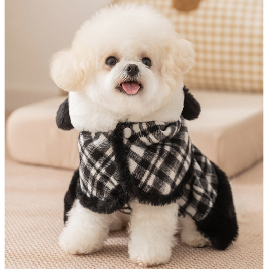 Conjunto de Abrigo y Falda para Perros Pequeños - Ropa Térmica de Invierno para Bichón Frisé y Gatos - Image 31