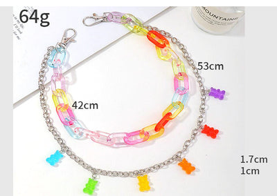 Cadena de Cintura Acrílica con Dije Temperamento Girly INS - Image 7