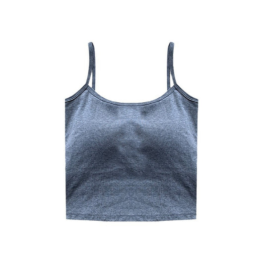 Top Deportivo de Algodón Puro sin Espalda - Diseño Minimalista Juvenil - Image 5