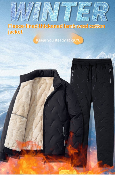 Abrigo de Invierno para Papá con Forro Polar y Relleno de Algodón - Image 27
