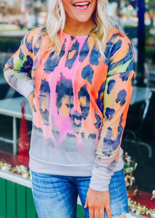 Abrigo Estampado Animal Print Leopardo Manga Larga - Image 8