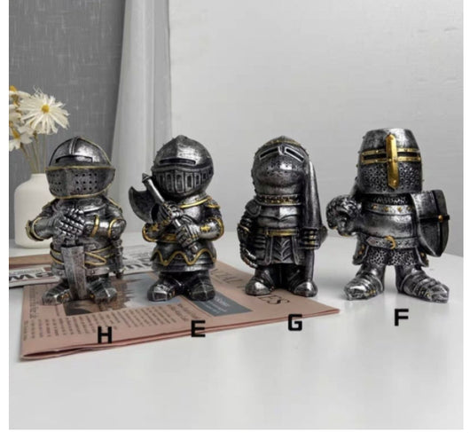 Figura Decorativa Caballero Medieval Retro para Escritorio - Image 15
