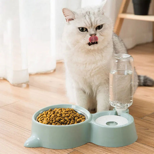 Fuente Automática de Agua y Comida para Gatos y Perros con Dispensador por Gravedad - Image 2
