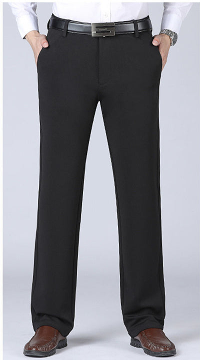 Pantalones Casuales Holgados para Hombre Cintura Alta Corte Recto - Image 18