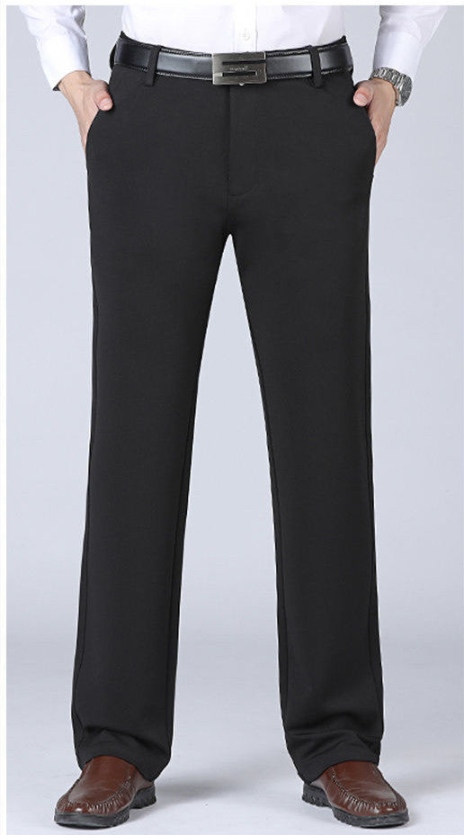 Pantalones Casuales Holgados para Hombre Cintura Alta Corte Recto - Image 18