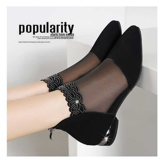 Botas Sandalias con Strass para Mujer - Diseño Calado Primavera Verano - Image 3