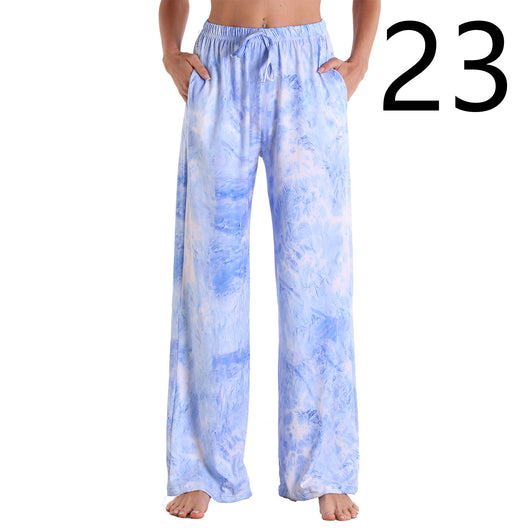 Pantalones Deportivos Casuales con Cintura Elástica y Bolsillos para Mujer - Image 26