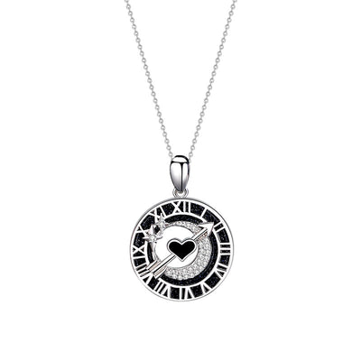 Collar de Pareja Flecha de Cupido en Plata 925 - Diseño Original - Image 4
