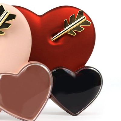 Caja de Joyería Doble Corazón en Plástico - Image 10