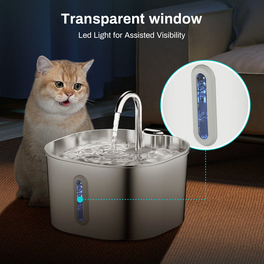 Dispensador Automático de Agua para Mascotas Acero Inoxidable con Circulación Continua - Image 33