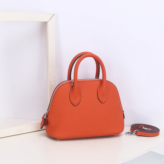 Bolso Bandolera de Cuero Genuino para Mujer - Diseño Minimalista - Image 7