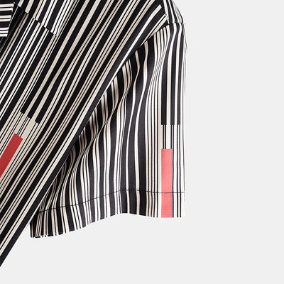 Camiseta Rayada de Verano para Hombre - Corte Slim Fit Transpirable - Image 8