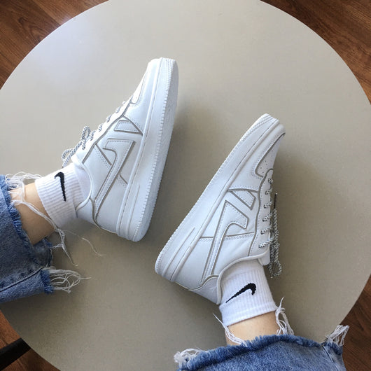 Zapatillas Deportivas Reflectantes Blancas Unisex - Image 3