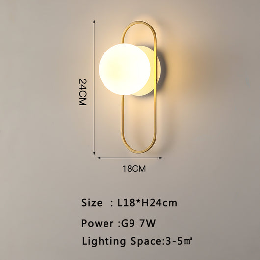 Lámpara de Pared Minimalista para Hotel y Sala de Estar Moderna - Image 4