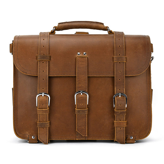 Bolsa de Viaje Retro Cuero Crazy Horse para Hombre