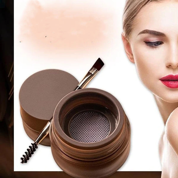 Set Crema 3 en 1 para Cejas con Cepillo Antiencrespamiento