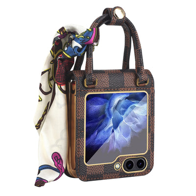 Funda Protectora con Bisagra Integrada para Flip5 - Diseño Electrochapado - Image 10