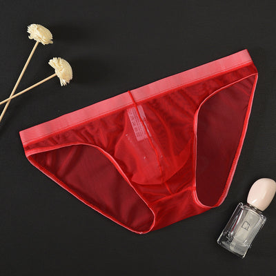 Calzoncillos Tipo Slip Transparentes de Malla Hombre Cintura Baja - Image 18