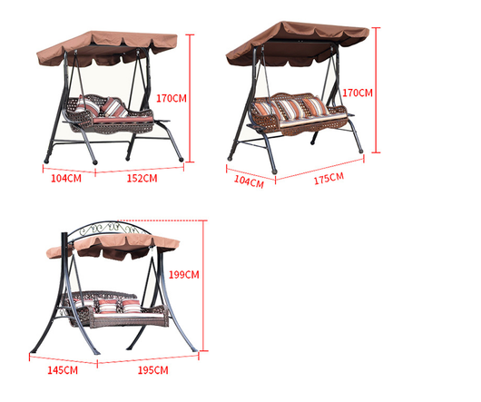 Silla Colgante LED para Patio - Columpio Exterior Iluminado - Image 14