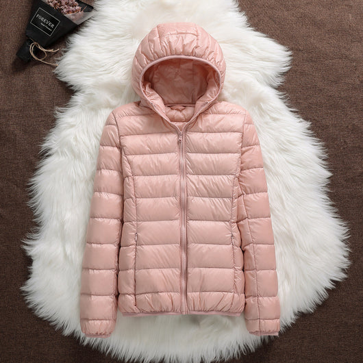 Chaqueta Acolchada Ligera para Mujer con Capucha Ajustada - Image 5