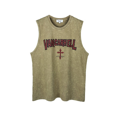 Camiseta Sin Mangas Estilo Desgastado para Hombre - Image 11