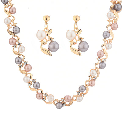 Conjunto de Collar y Aretes Elegancia Versátil para Mujer - Image 9