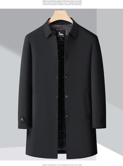 Abrigo Acolchado de Algodón para Hombre con Forro Polar Resistente al Viento - Image 13