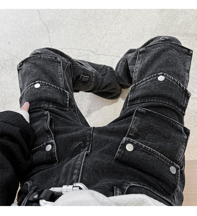 Jeans Desgastados Multi-bolsillos Estilo Urban - Image 16