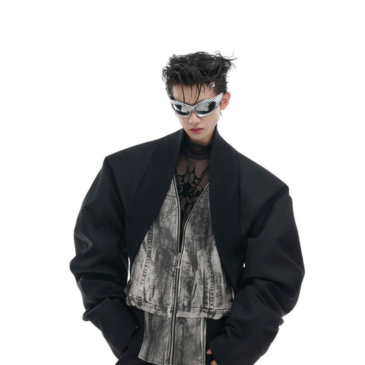 Chaqueta Desmontable de Dos Piezas con Diseño Deconstruido - Image 11